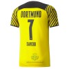 Maglia ufficiale BVB Borussia Dortmund Jadon Sancho 7 Casa 2021-22 per Uomo